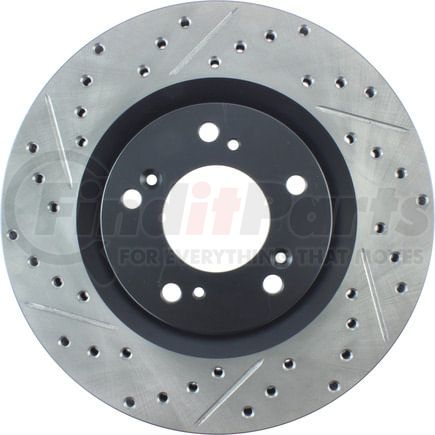 127.40048R by STOPTECH - StopTech Sport Drilled & Slotted Brake Rotor; Front Right