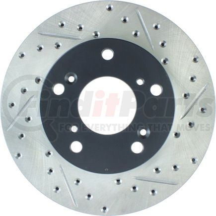 127.40056CL by STOPTECH - StopTech Sport Cryo Drilled & Slotted Brake Rotor; Front Left