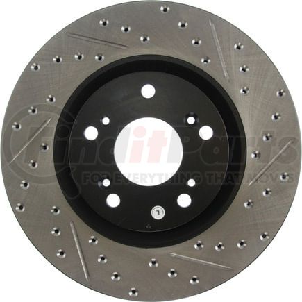 127.40057CL by STOPTECH - StopTech Sport Cryo Drilled & Slotted Brake Rotor; Front Left