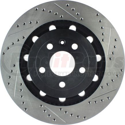 127.65136L by STOPTECH - StopTech Sport Drilled & Slotted Brake Rotor; Front Left