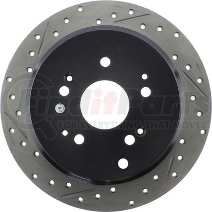 StopTech 127.40059R Disc Brake Rotor StopTech Sport Drilled & Slotted Brake Rotor; Rear Right