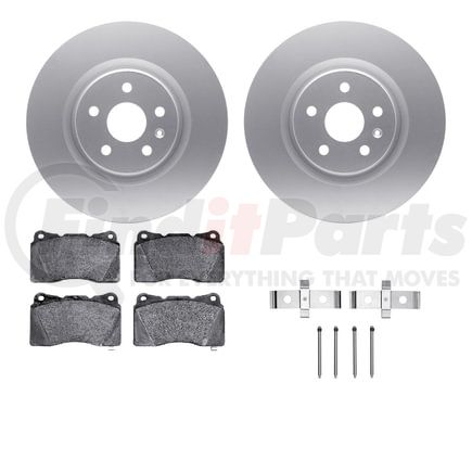 4512-45056 by DYNAMIC FRICTION COMPANY - GEOSPEC Coated Rotors with 5000 Brake Pads - Ceramic and Hardware