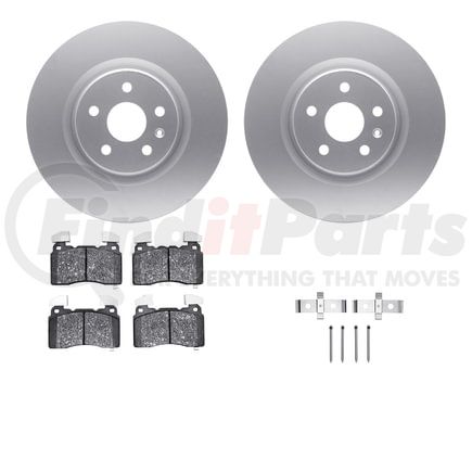 4512-45060 by DYNAMIC FRICTION COMPANY - GEOSPEC Coated Rotors with 5000 Brake Pads - Ceramic and Hardware