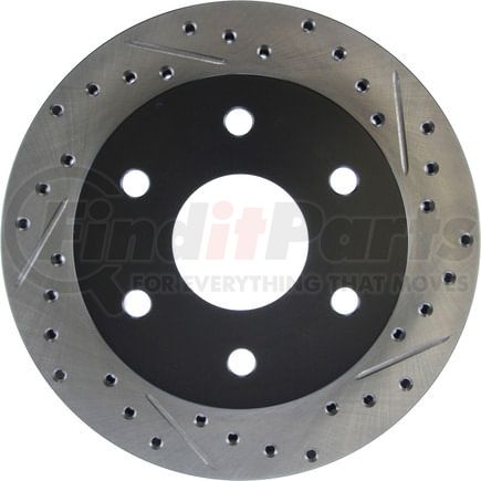 127.66009CL by STOPTECH - StopTech Sport Cryo Drilled & Slotted Brake Rotor; Front Left
