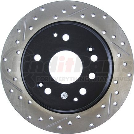 StopTech 127.40061R Disc Brake Rotor StopTech Sport Drilled & Slotted Brake Rotor; Rear Right