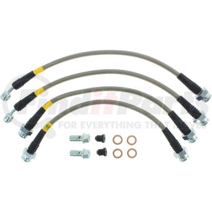 950.22500 by STOPTECH - StopTech Stainless Steel Brake Line Kit
