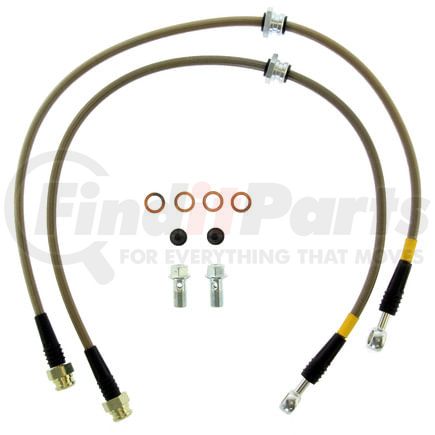 950.33027 by STOPTECH - StopTech Stainless Steel Brake Line Kit