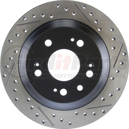 127.40067CL by STOPTECH - StopTech Sport Cryo Drilled & Slotted Brake Rotor; Rear Left