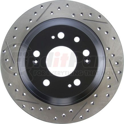 127.40067R by STOPTECH - StopTech Sport Drilled & Slotted Brake Rotor; Rear Right