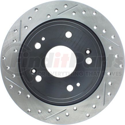 StopTech 127.40068CR Disc Brake Rotor StopTech Sport Cryo Drilled & Slotted Brake Rotor; Rear Right