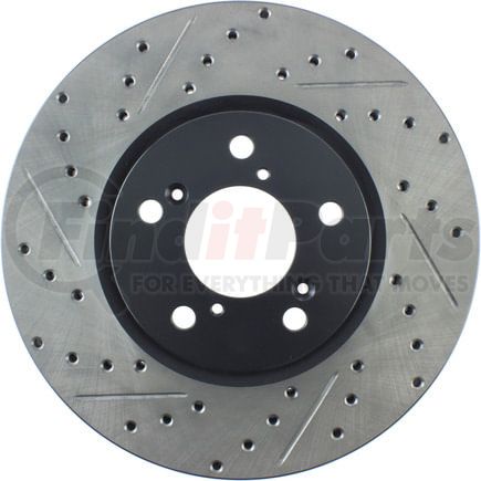 127.40069CR by STOPTECH - StopTech Sport Cryo Drilled & Slotted Brake Rotor; Front Right