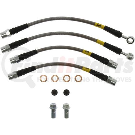 950.34500 by STOPTECH - StopTech Stainless Steel Brake Line Kit