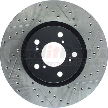 127.40071L by STOPTECH - StopTech Sport Drilled & Slotted Brake Rotor; Front Left