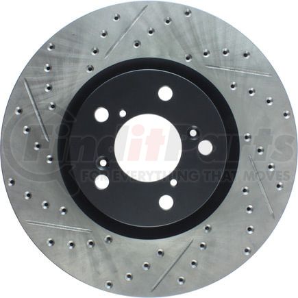 127.40071R by STOPTECH - StopTech Sport Drilled & Slotted Brake Rotor; Front Right