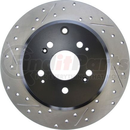 127.40072R by STOPTECH - StopTech Sport Drilled & Slotted Brake Rotor; Rear Right