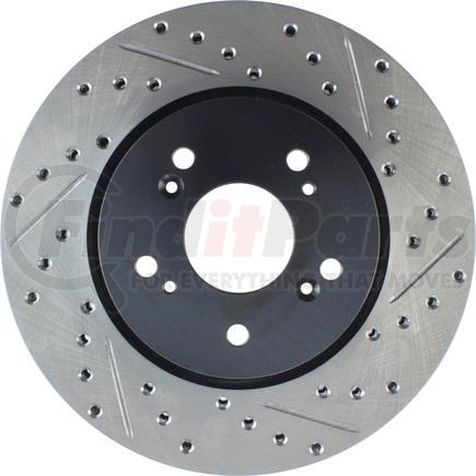 127.40073L by STOPTECH - StopTech Sport Drilled & Slotted Brake Rotor; Front Left