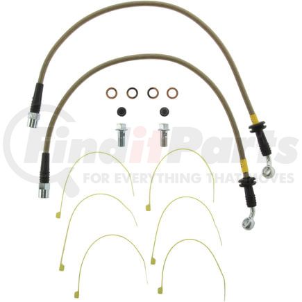 950.37002 by STOPTECH - StopTech Stainless Steel Brake Line Kit