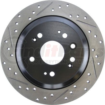 127.40077R by STOPTECH - StopTech Sport Drilled & Slotted Brake Rotor; Rear Right