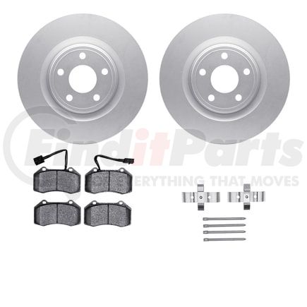 4512-47083 by DYNAMIC FRICTION COMPANY - GEOSPEC Coated Rotors with 5000 Brake Pads - Ceramic and Hardware