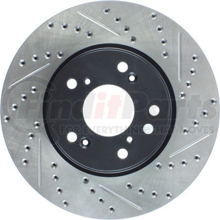 127.40084L by STOPTECH - StopTech Sport Drilled & Slotted Brake Rotor; Front Left