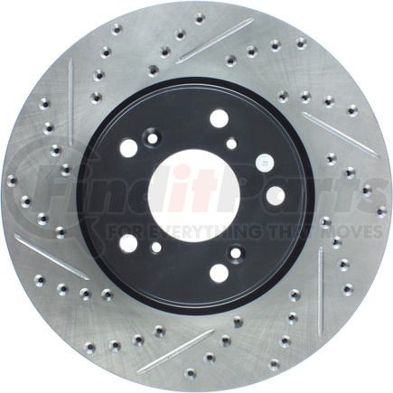 127.40084R by STOPTECH - StopTech Sport Drilled & Slotted Brake Rotor; Front Right