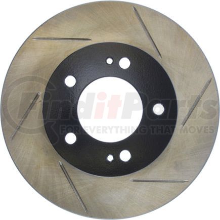 StopTech 126.46012SL Disc Brake Rotor Sport Slotted Brake Rotor, Front Left