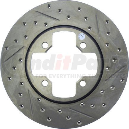 127.42005CL by STOPTECH - StopTech Sport Cryo Drilled & Slotted Brake Rotor; Front Left
