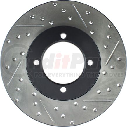 127.42011CL by STOPTECH - StopTech Sport Cryo Drilled & Slotted Brake Rotor; Front Left