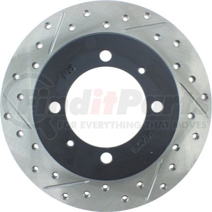 127.39028R by STOPTECH - StopTech Sport Drilled & Slotted Brake Rotor; Rear Right