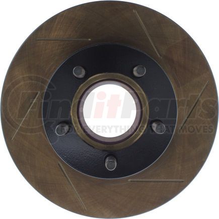 126.65027SL by STOPTECH - Sport Slotted Brake Rotor, Front Left
