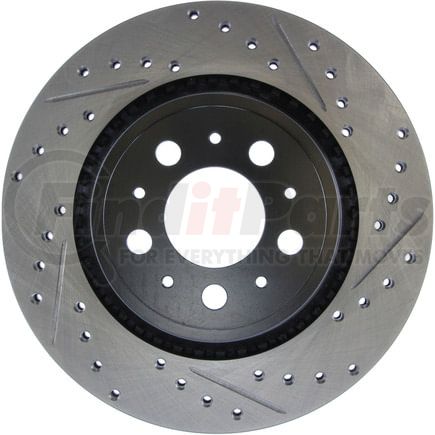 127.39033CL by STOPTECH - StopTech Sport Cryo Drilled & Slotted Brake Rotor; Rear Left