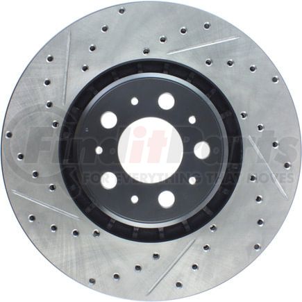 StopTech 127.39034R Disc Brake Rotor StopTech Sport Drilled & Slotted Brake Rotor; Front Right