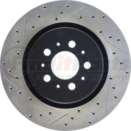 127.39036CR by STOPTECH - StopTech Sport Cryo Drilled & Slotted Brake Rotor; Rear Right