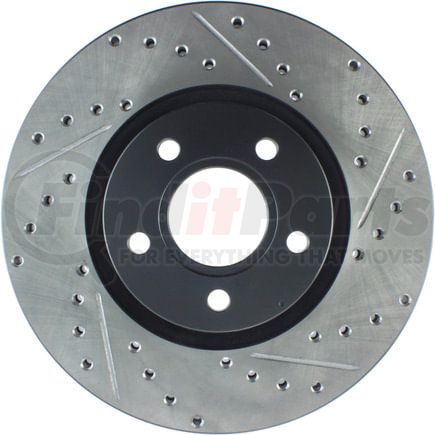 127.39037CL by STOPTECH - StopTech Sport Cryo Drilled & Slotted Brake Rotor; Front Left