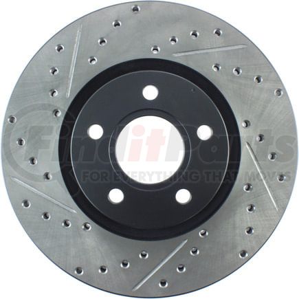 127.39037R by STOPTECH - StopTech Sport Drilled & Slotted Brake Rotor; Front Right