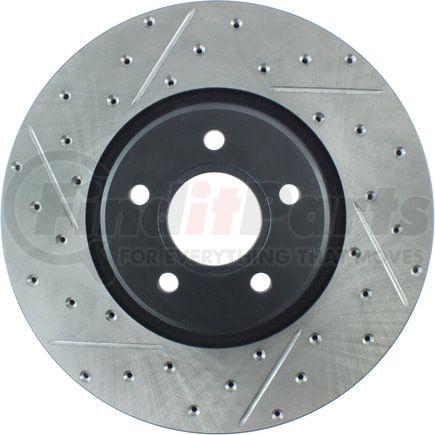 StopTech 127.39038R Disc Brake Rotor StopTech Sport Drilled & Slotted Brake Rotor; Front Right