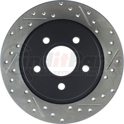 127.39039CL by STOPTECH - StopTech Sport Cryo Drilled & Slotted Brake Rotor; Rear Left