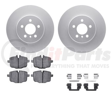 4512-31240 by DYNAMIC FRICTION COMPANY - GEOSPEC Coated Rotors with 5000 Brake Pads - Ceramic and Hardware