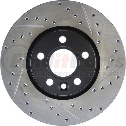 127.39040L by STOPTECH - StopTech Sport Drilled & Slotted Brake Rotor; Front Left