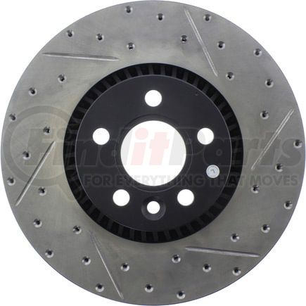 127.39042L by STOPTECH - StopTech Sport Drilled & Slotted Brake Rotor; Front Left