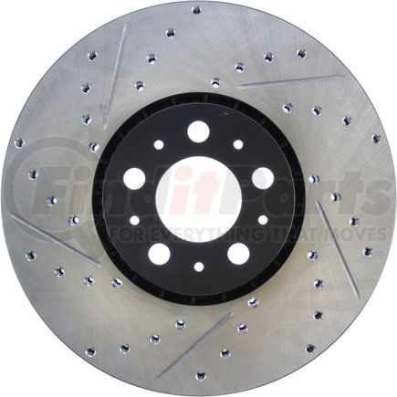 127.39048R by STOPTECH - StopTech Sport Drilled & Slotted Brake Rotor; Front Right