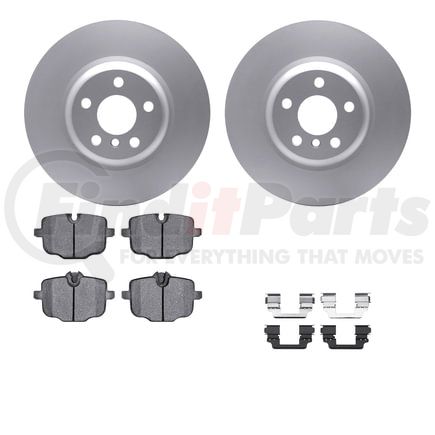 4512-31264 by DYNAMIC FRICTION COMPANY - GEOSPEC Coated Rotors with 5000 Brake Pads - Ceramic and Hardware