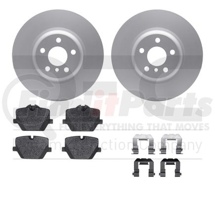 4512-31265 by DYNAMIC FRICTION COMPANY - GEOSPEC Coated Rotors with 5000 Brake Pads - Ceramic and Hardware