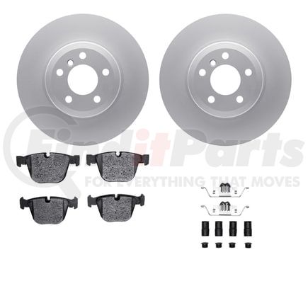 4512-31276 by DYNAMIC FRICTION COMPANY - GEOSPEC Coated Rotors with 5000 Brake Pads - Ceramic and Hardware
