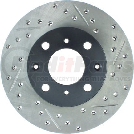 127.40013L by STOPTECH - StopTech Sport Drilled & Slotted Brake Rotor; Front Left