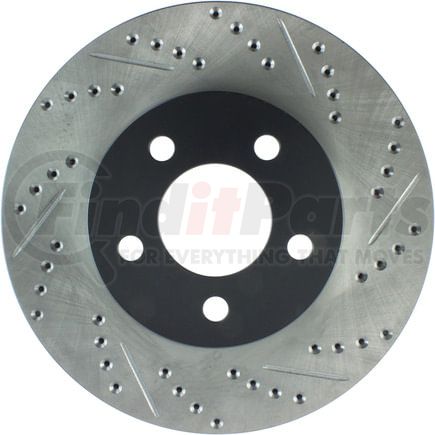 127.65082CL by STOPTECH - StopTech Sport Cryo Drilled & Slotted Brake Rotor; Front Left