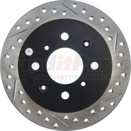 127.40017L by STOPTECH - StopTech Sport Drilled & Slotted Brake Rotor; Rear Left