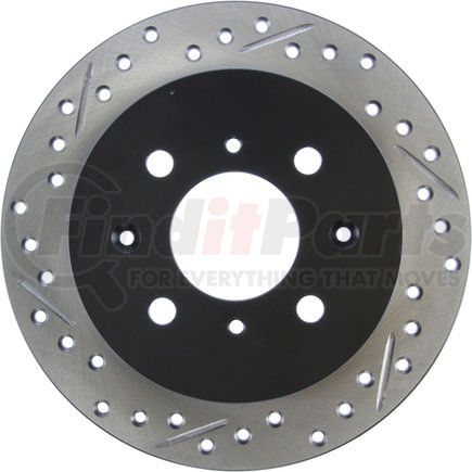 127.40017R by STOPTECH - StopTech Sport Drilled & Slotted Brake Rotor; Rear Right