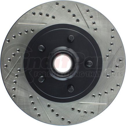 127.65083L by STOPTECH - Sport Drilled & Slotted Brake Rotor, Front Left