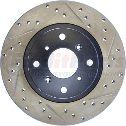 127.40020L by STOPTECH - Sport Drilled & Slotted Brake Rotor, Front Left